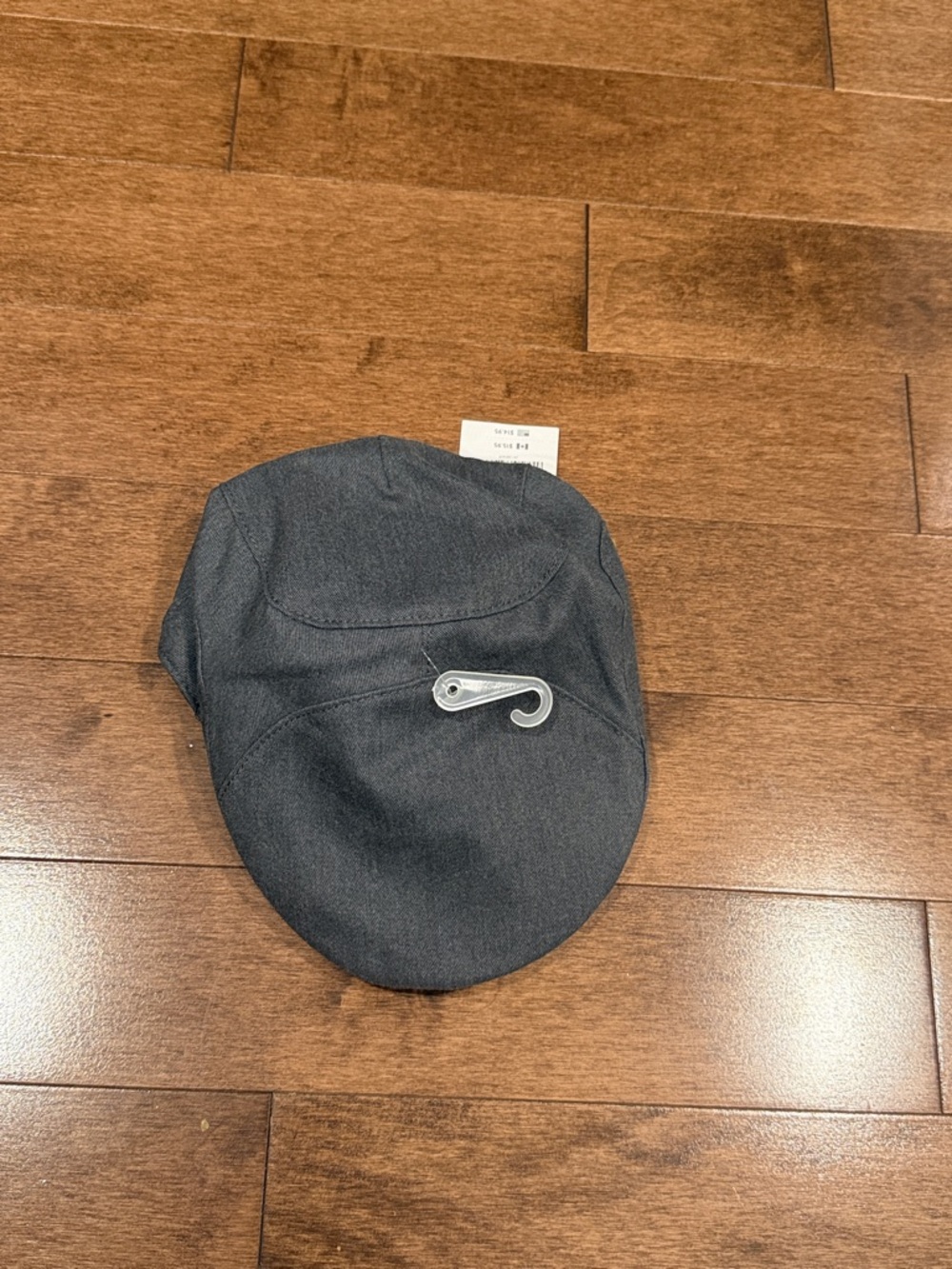 Gymboree Boys Navy Flat Cap with Silver Hook Accent